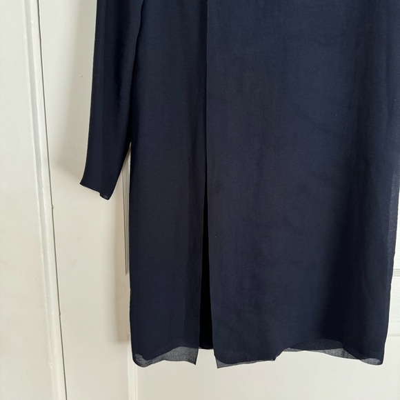 Dark Navy COS Swing Mini Dress - Picture 7 of 7